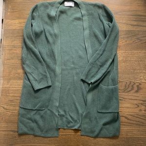 Green Cardigan